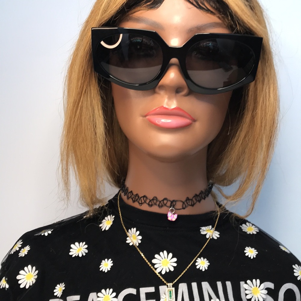 Burberry Women's BE4306 BE/4306 3001/8G Black Fashion Oval Sunglasses 60mm - Picture 4 of 16